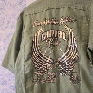 Mens L/Xl Bikers Shirt